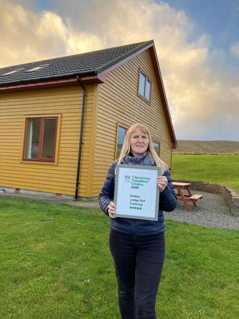 Sheila and husband George run an award-winning self-catering property just south of Lerwick.