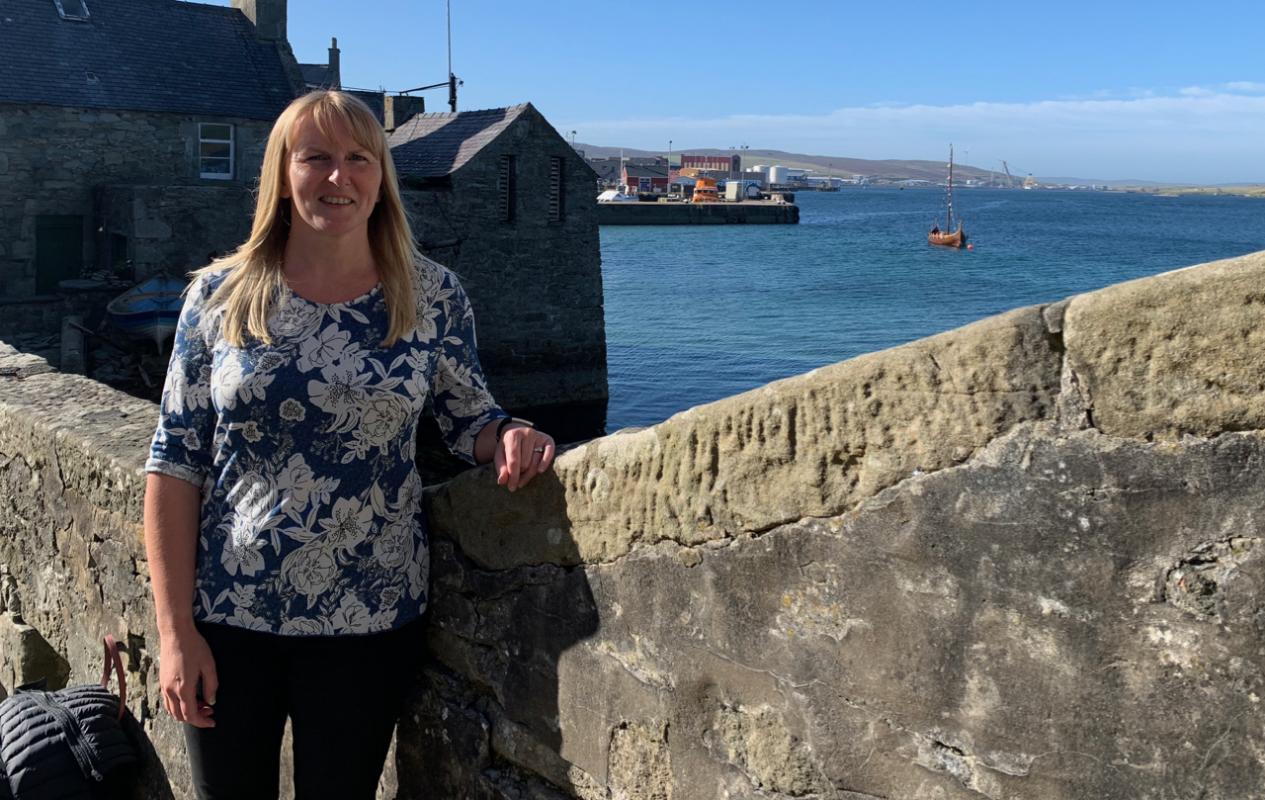 Sheila Keith is passionate about the twin possibilities in improving Shetland's food and tourism sectors.