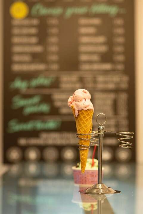 The ice cream, made using an all-new recipe, comes in a huge range of varieties. Photo: Sophie Sunshine Whitehead.